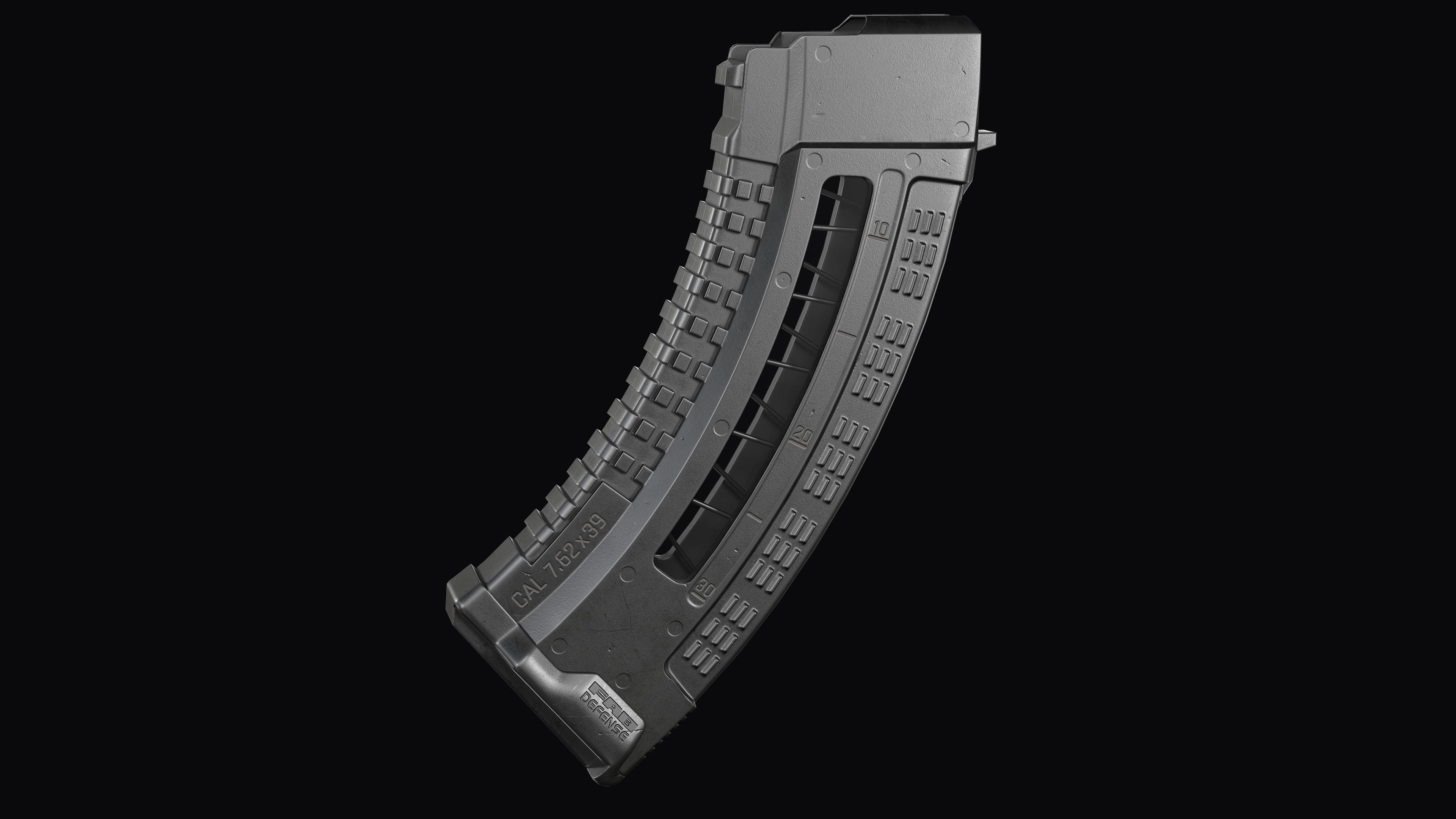 Tactical modular assault rifle  Rifle Dynamics 704  AK system  Low-poly 3D model_27