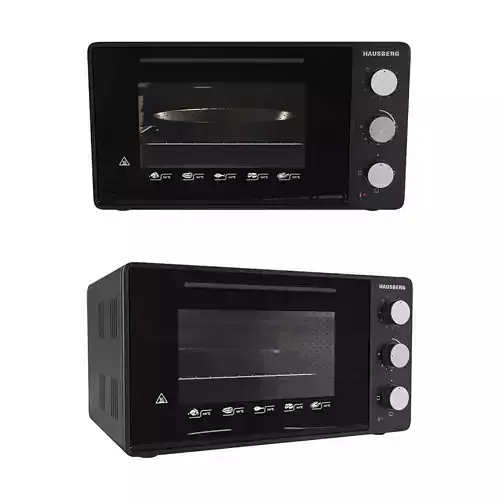Microwave with 3 modes Low-poly 3D model