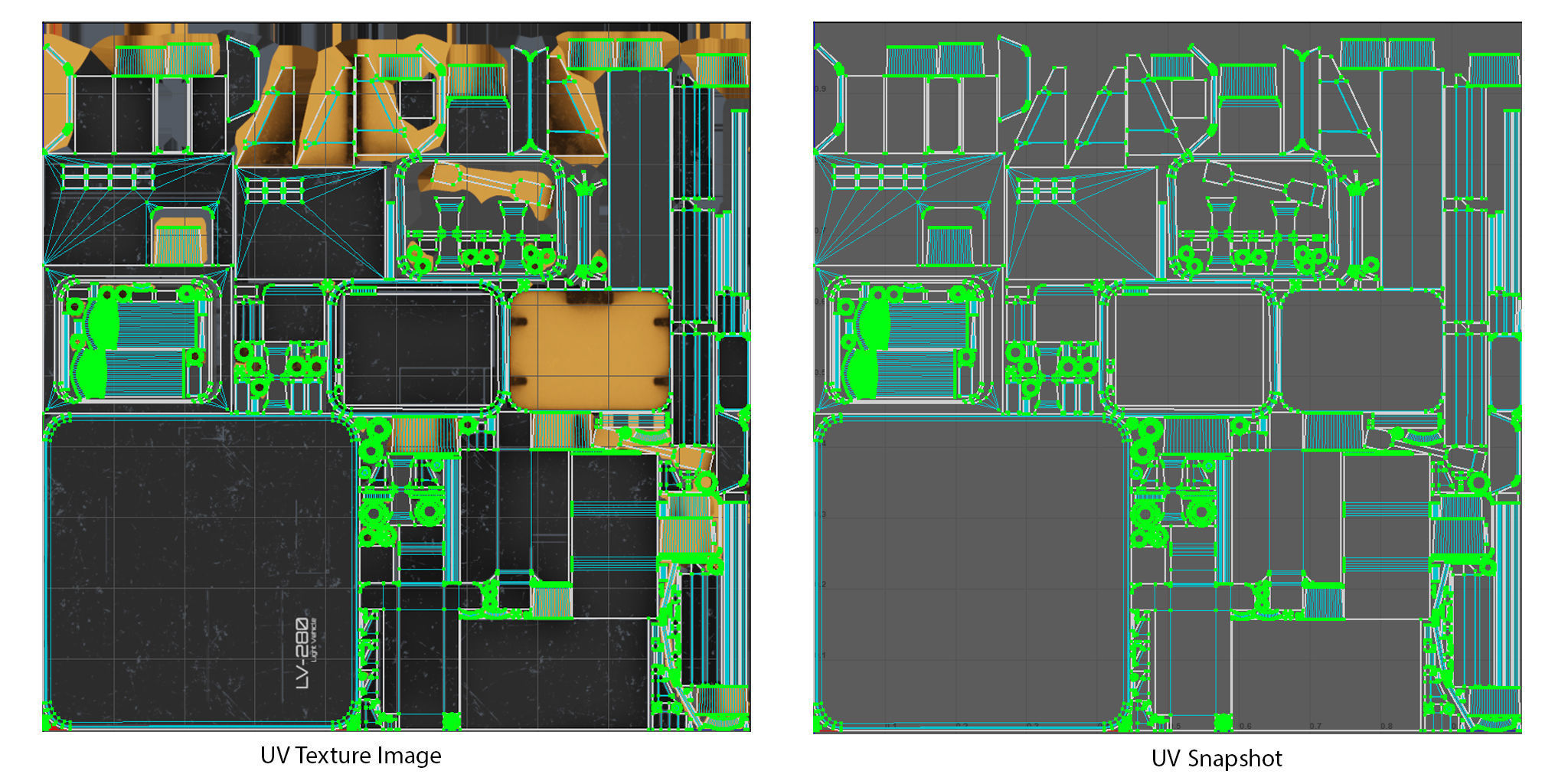 Vehicles Factory for RTS Games Low-poly 3D model_12