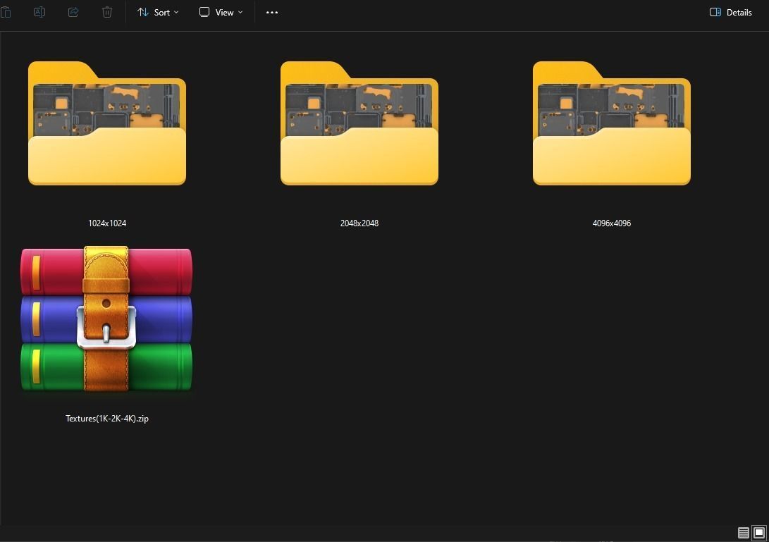 Vehicles Factory for RTS Games Low-poly 3D model_3