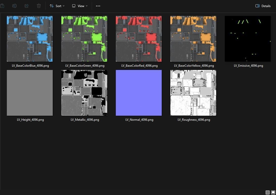 Vehicles Factory for RTS Games Low-poly 3D model_2