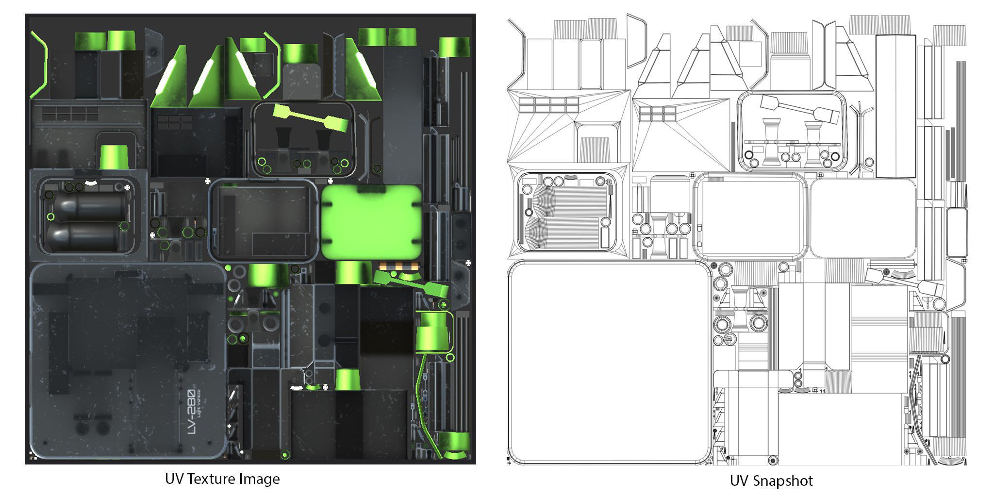 Vehicles Factory for RTS Games Low-poly 3D model_11