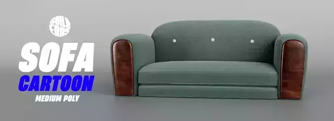 SOFA CARTOON C4D FBXOBJ