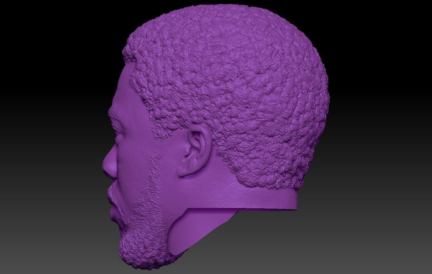 Black Panther TChalla Chadwick Boseman 3D print model_9