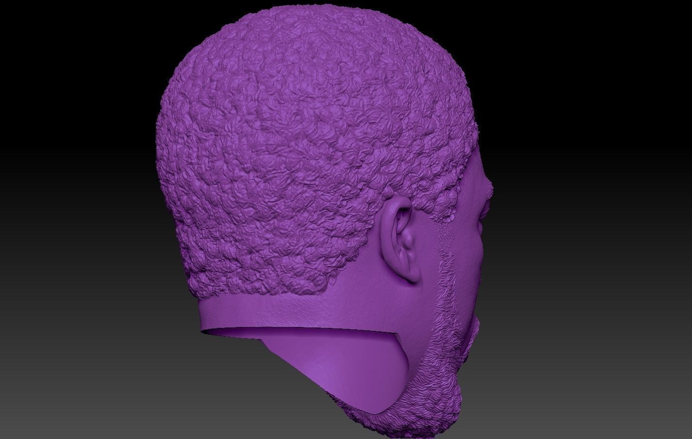 Black Panther TChalla Chadwick Boseman 3D print model_12