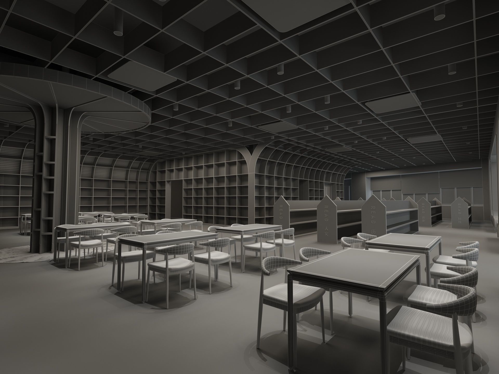 Library 1 3D model_16
