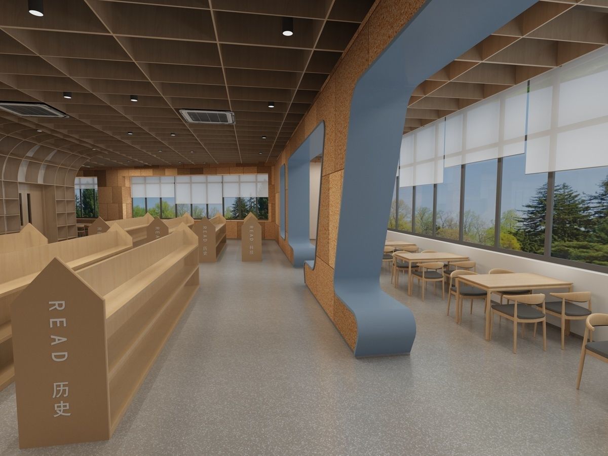 Library 1 3D model_8