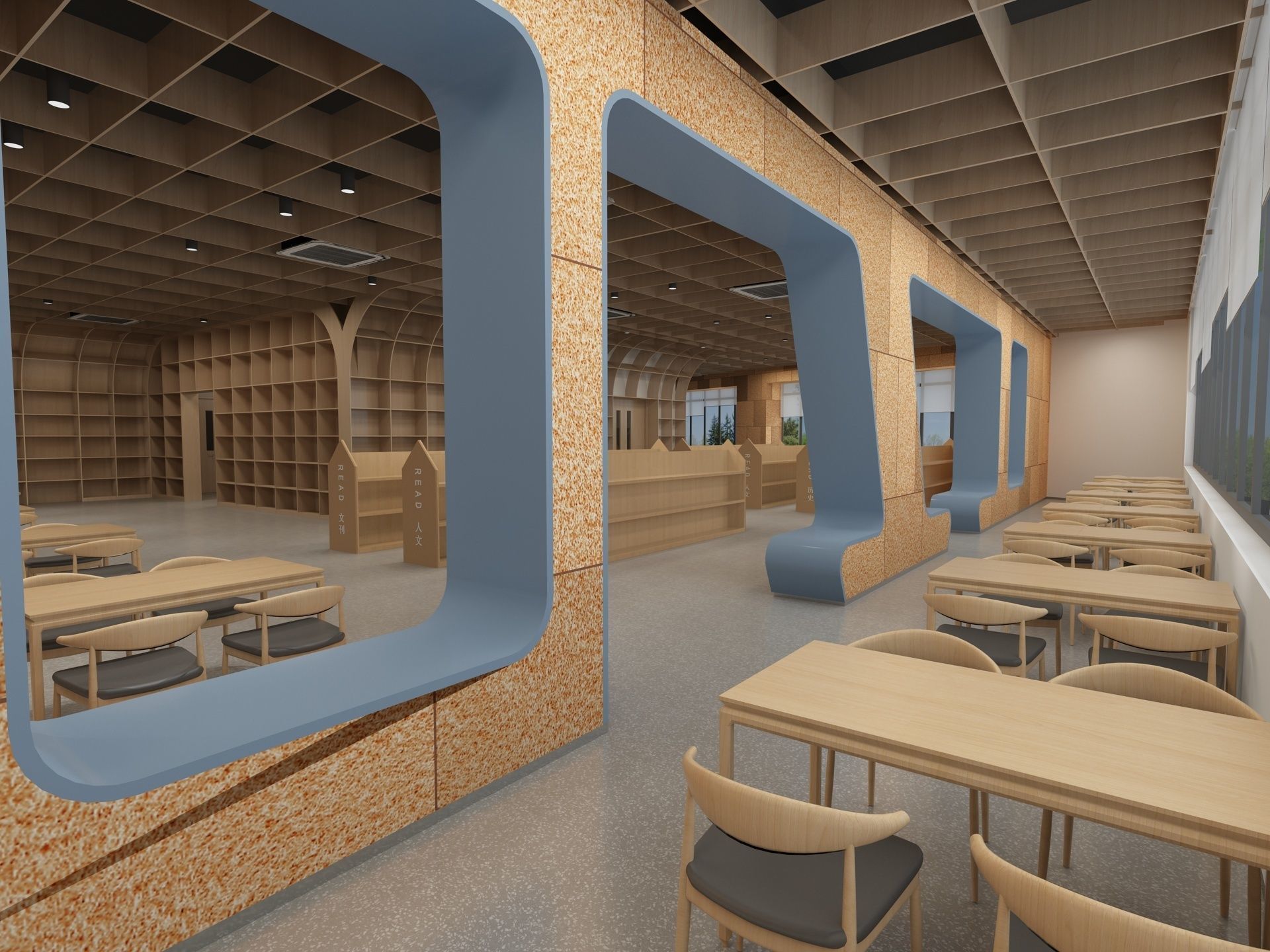 Library 1 3D model_4