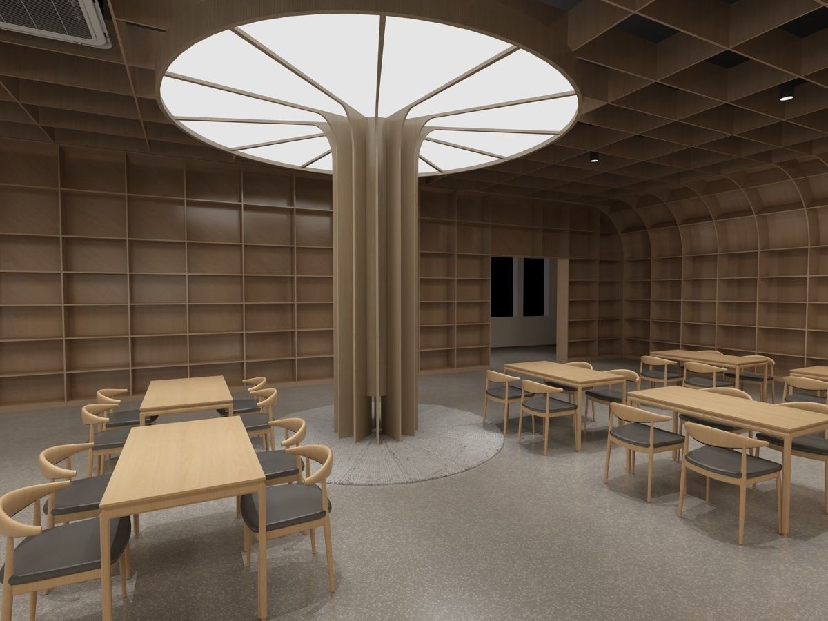 Library 1 3D model_6