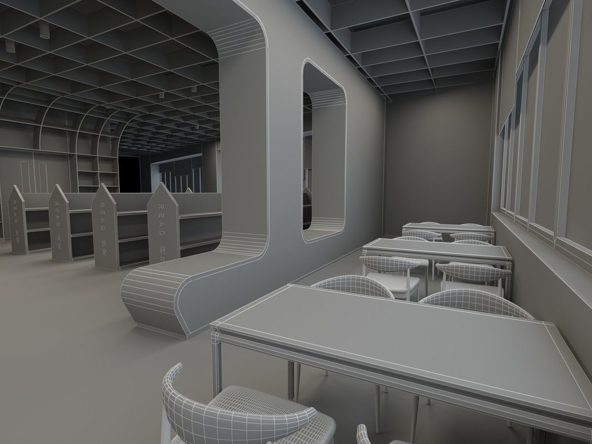 Library 1 3D model_21