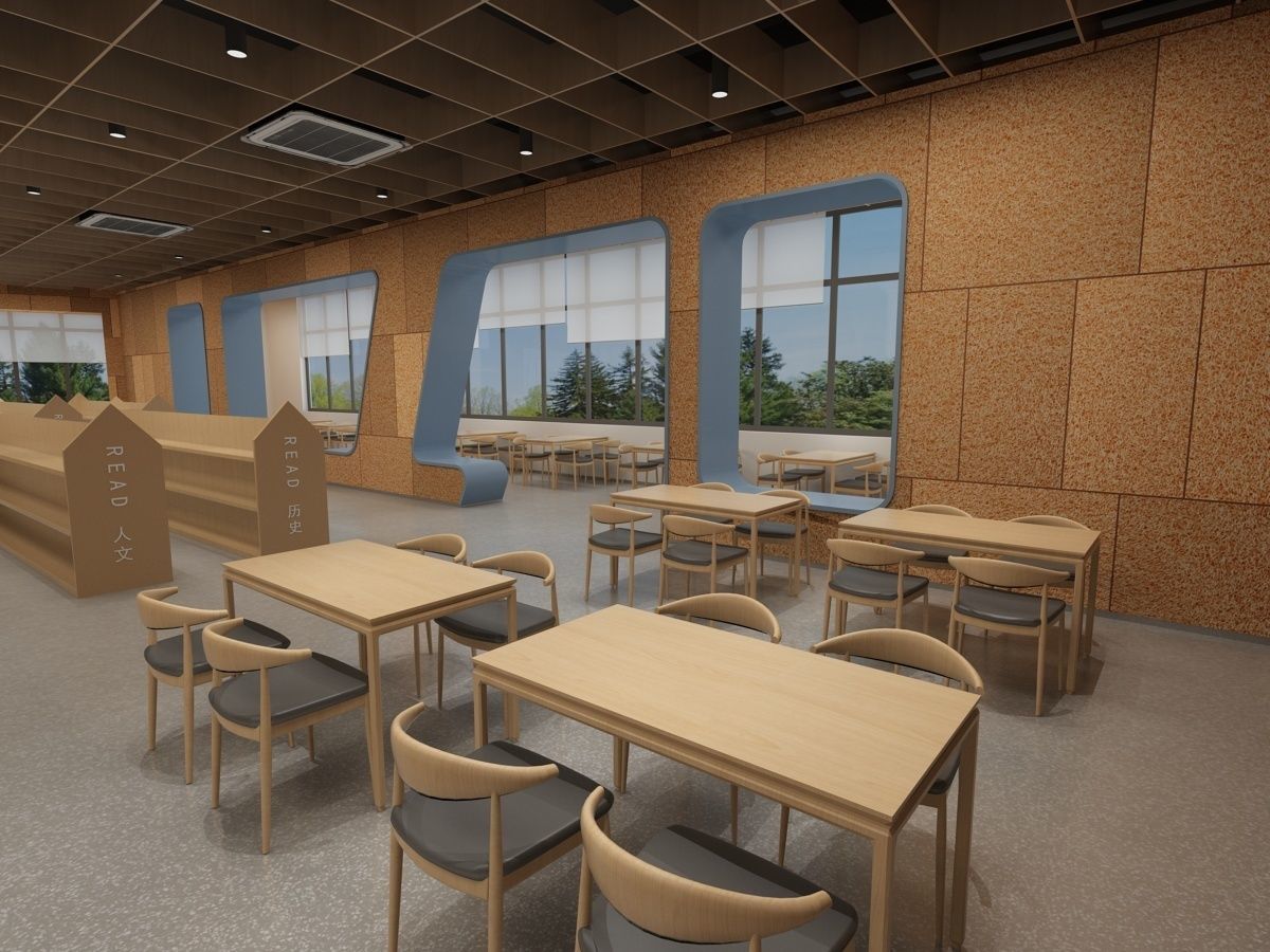 Library 1 3D model_7