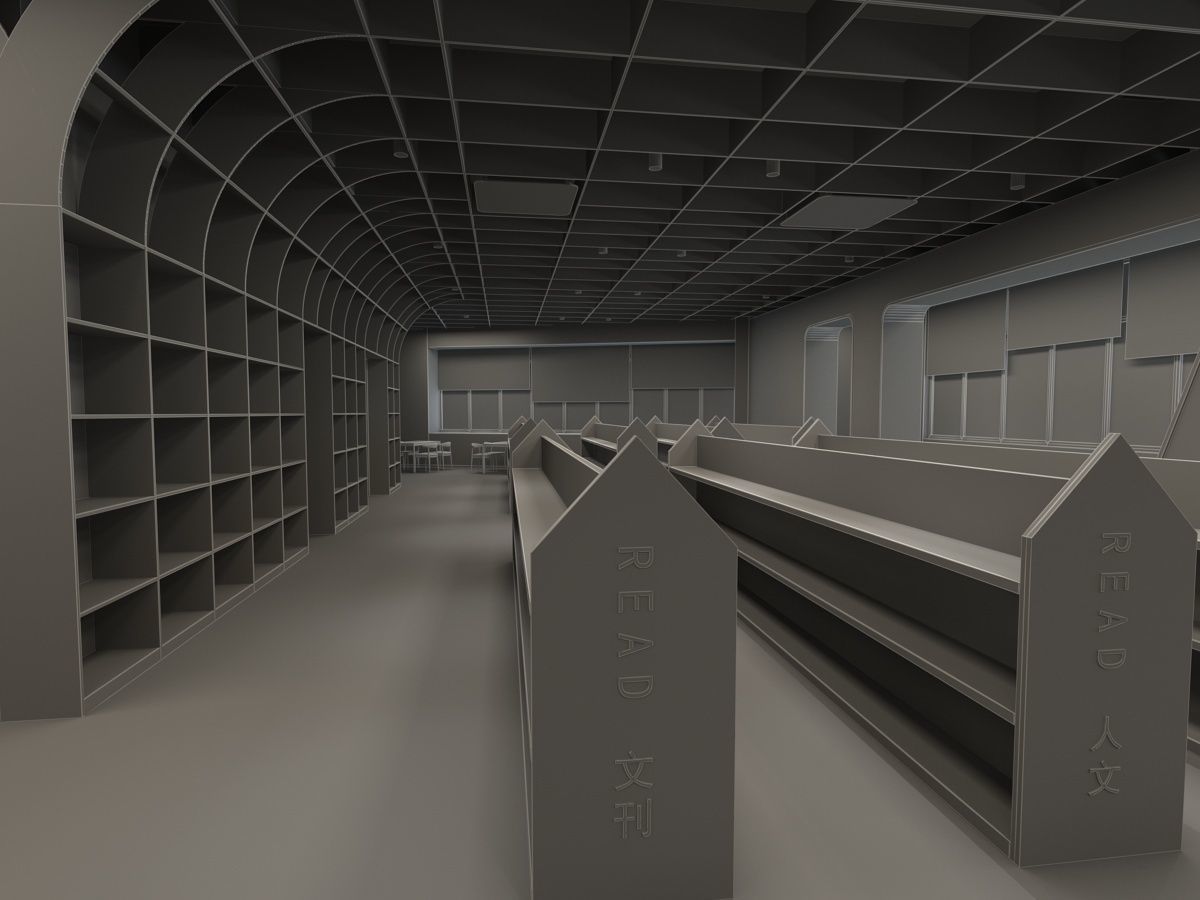 Library 1 3D model_20