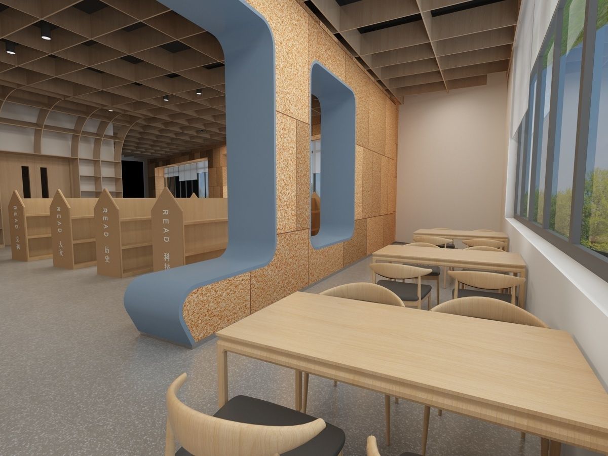 Library 1 3D model_10