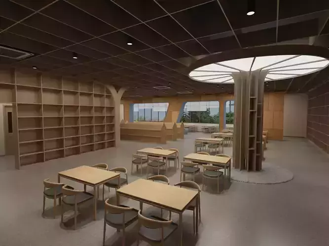 Library 1 3D model