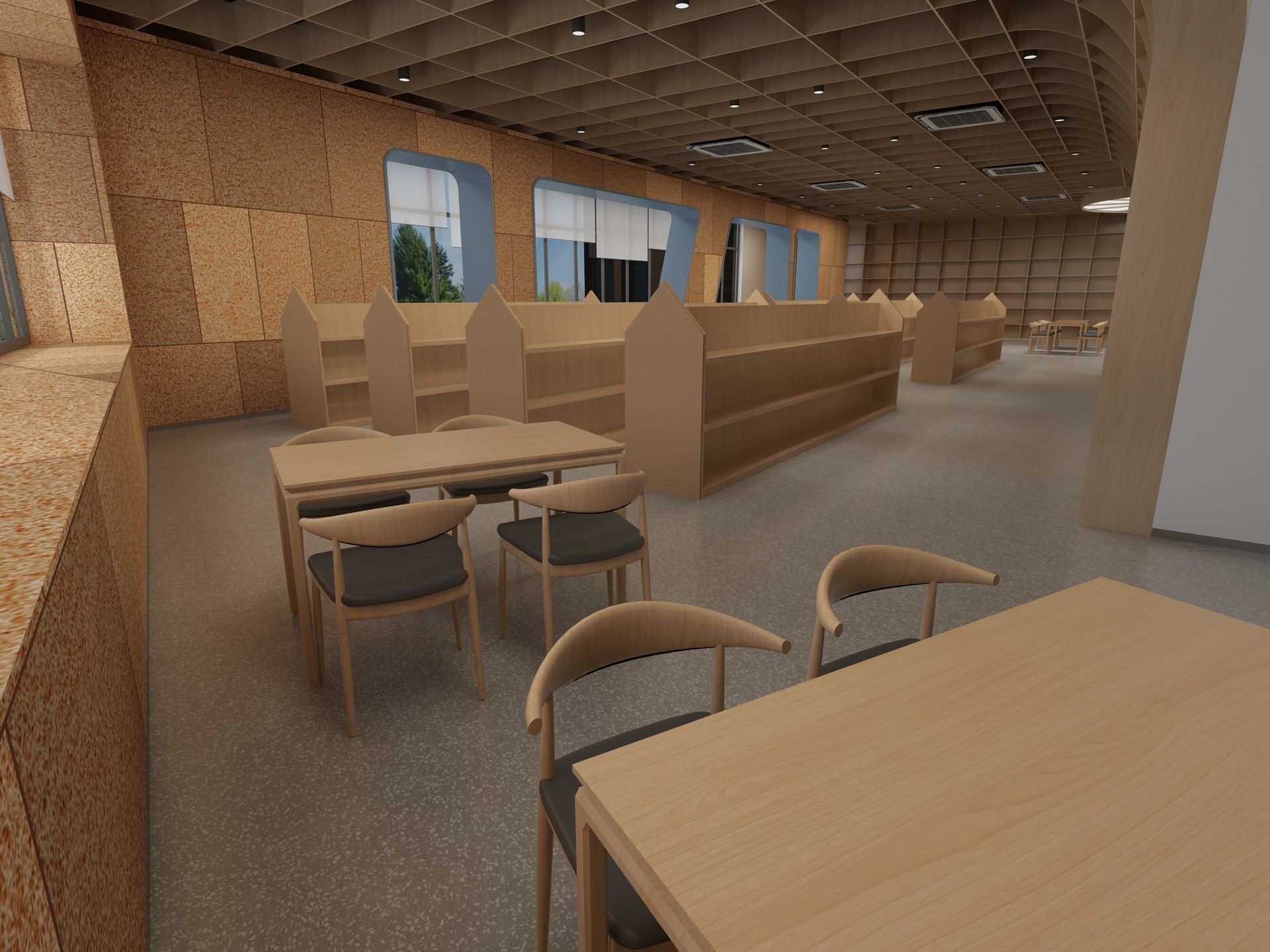 Library 1 3D model_5