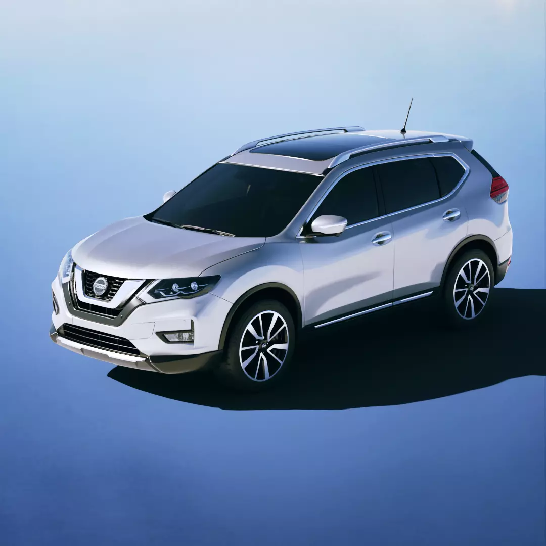 Nissan X Trail 2020 Low-poly 3D model_0