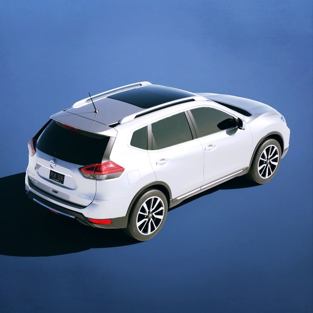 Nissan X Trail 2020 Low-poly 3D model_2
