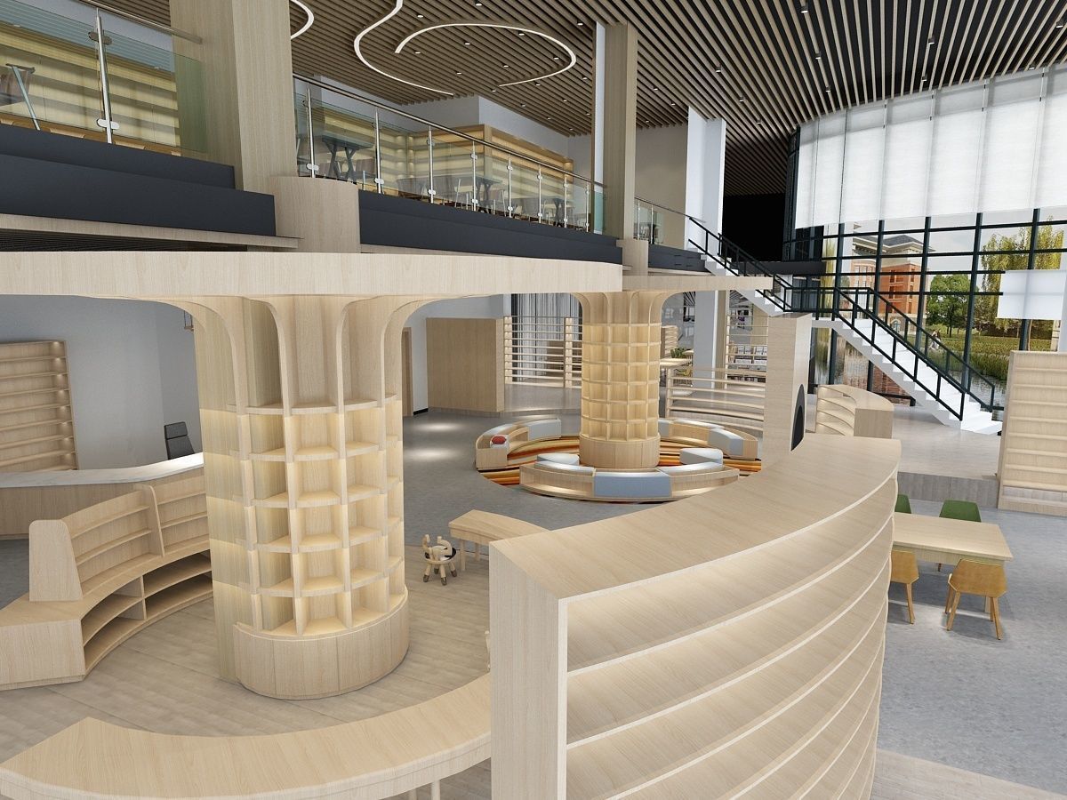 Library 2 3D model_1