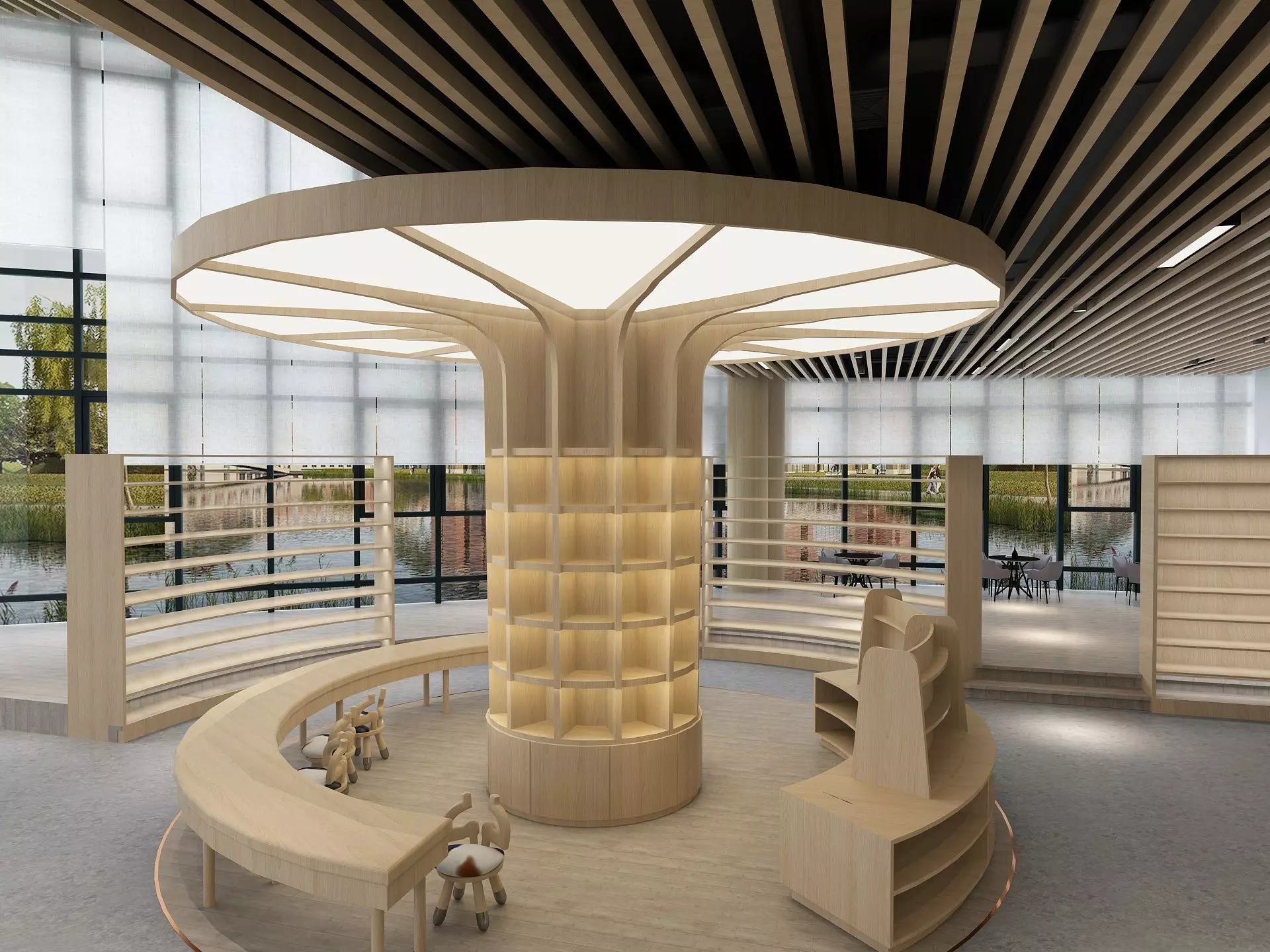 Library 2 3D model_0