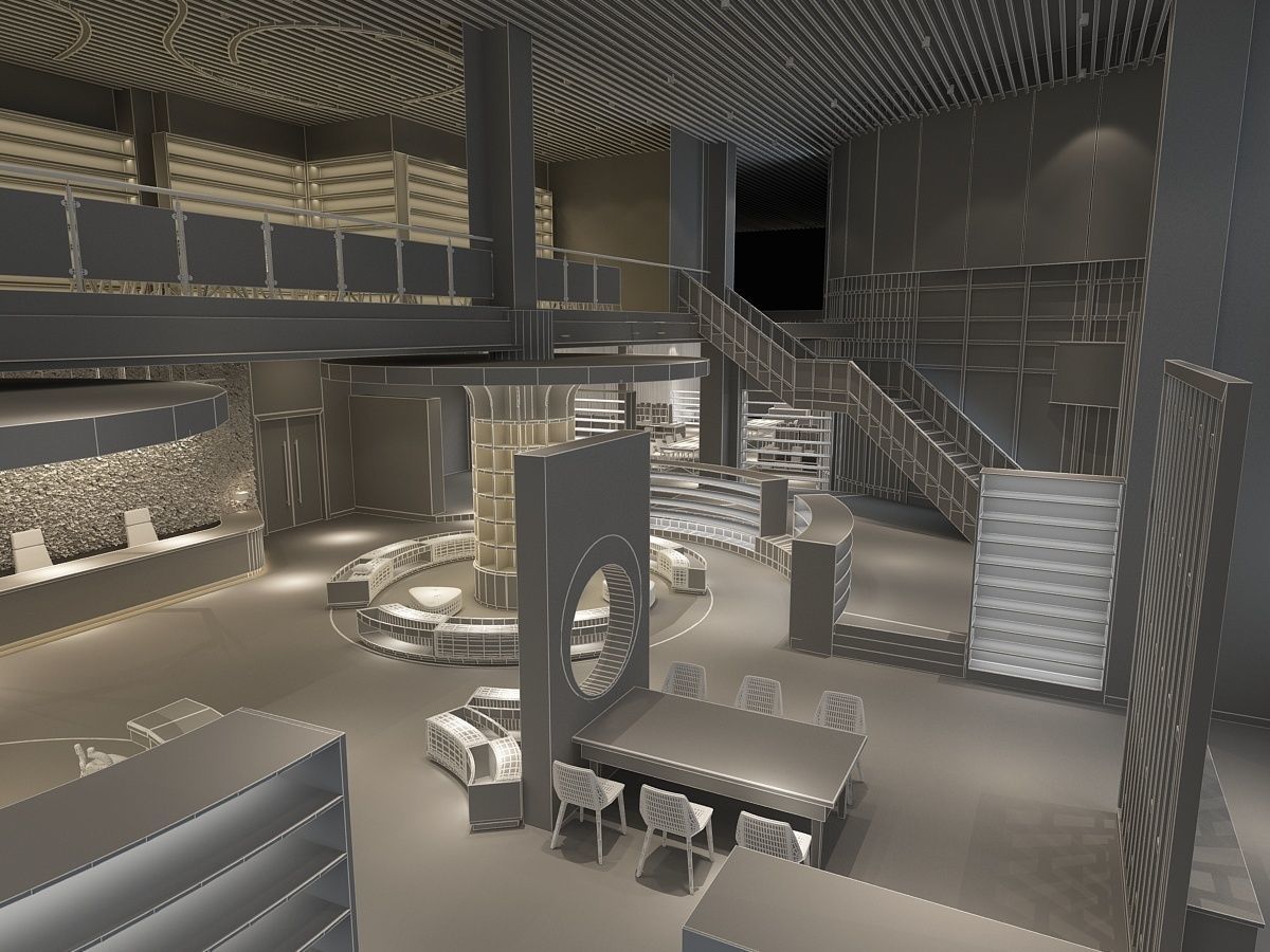Library 2 3D model_20