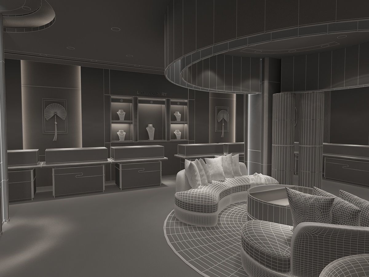Jewelry Store 1 3D model_15