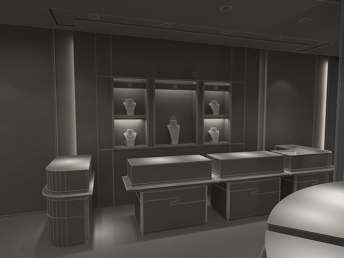 Jewelry Store 1 3D model_19
