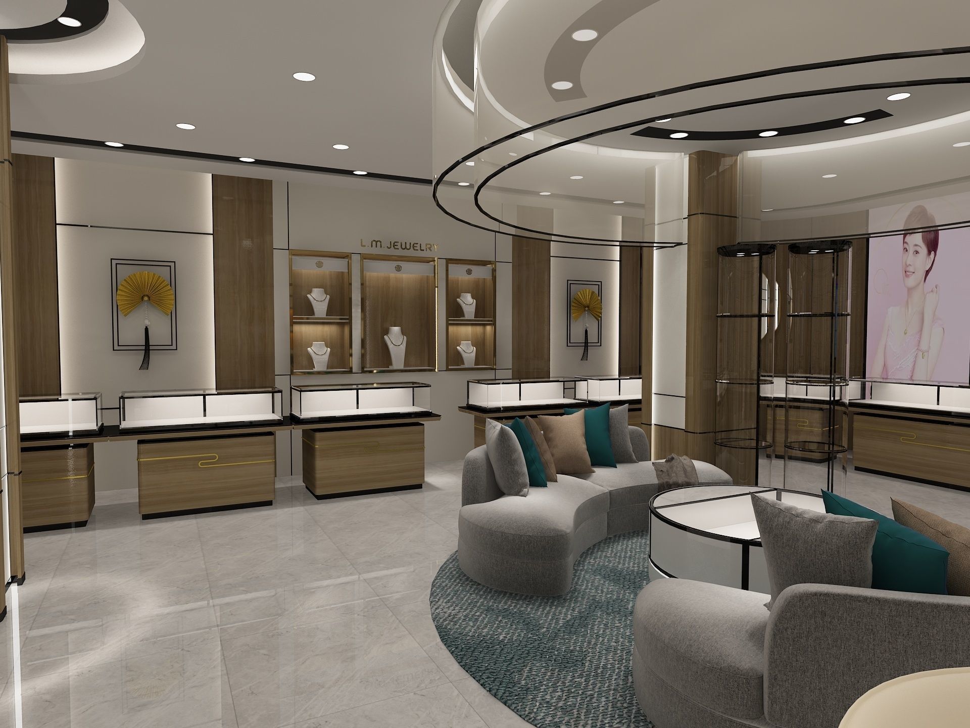 Jewelry Store 1 3D model_4