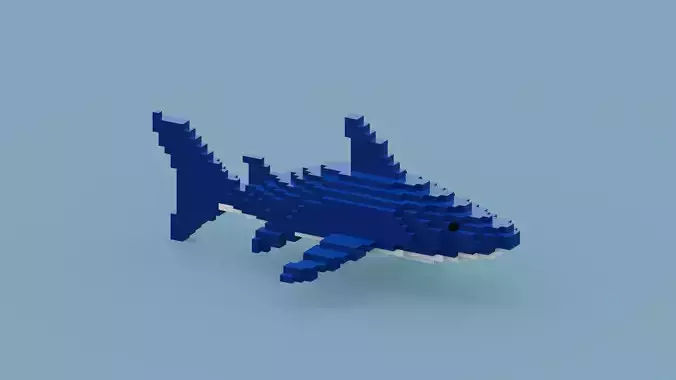 Voxel Shark