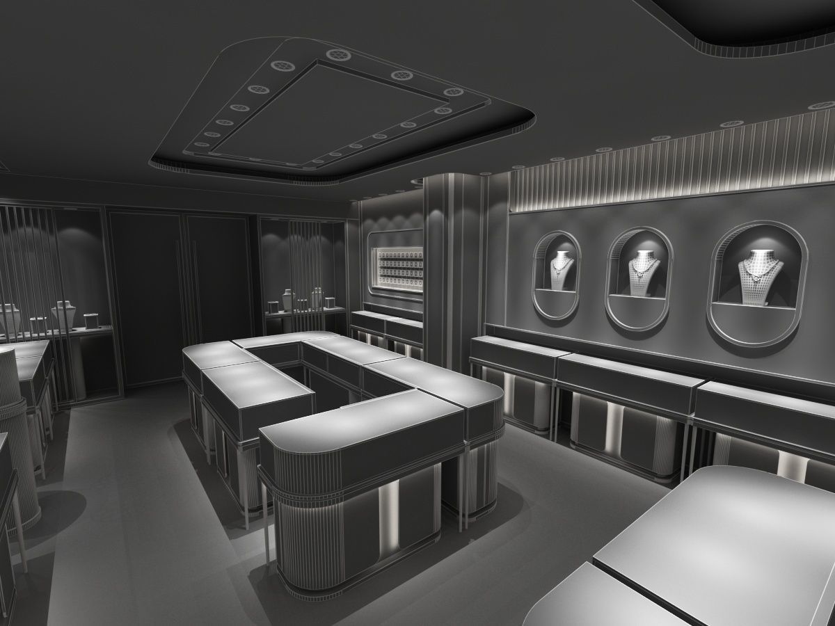 Jewelry Store 4 3D model_14