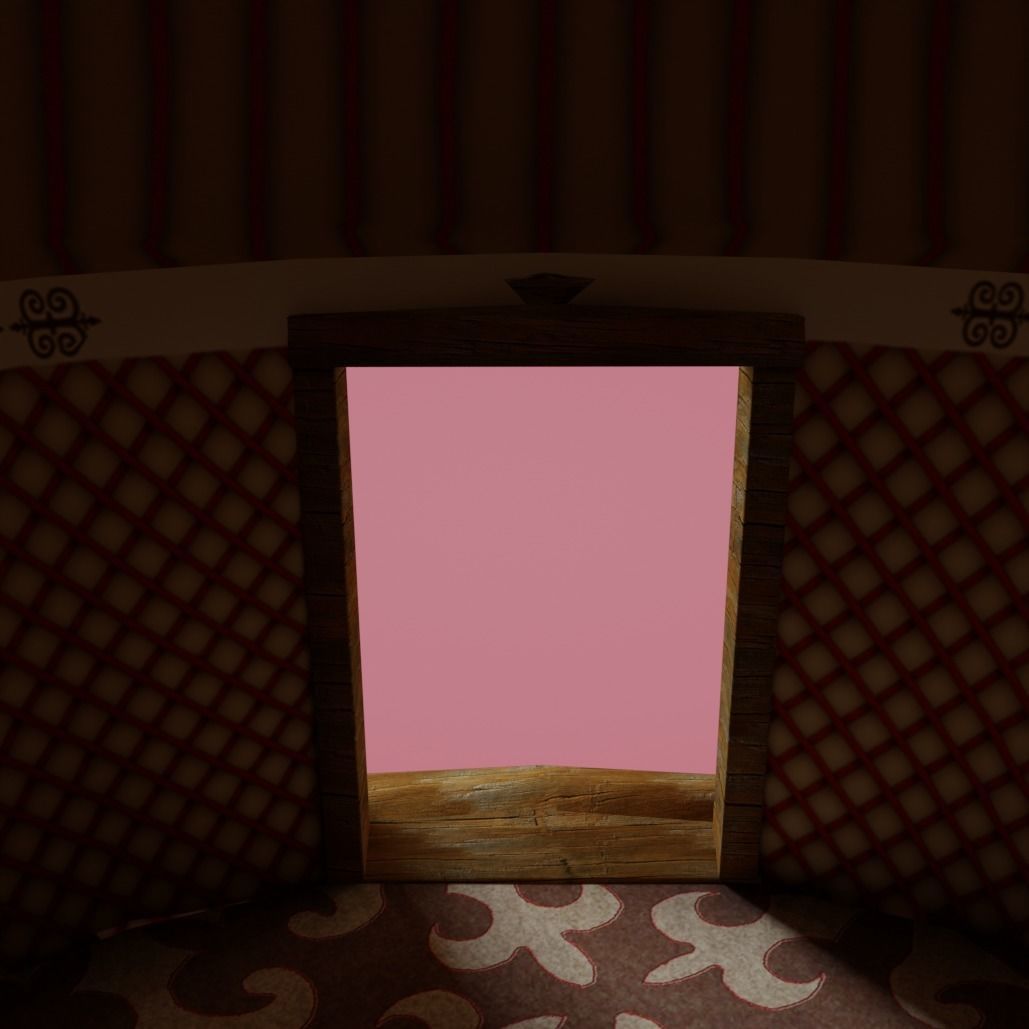 Cartoon Yurt 3 - Low Poly Game Ready Low-poly 3D model_7