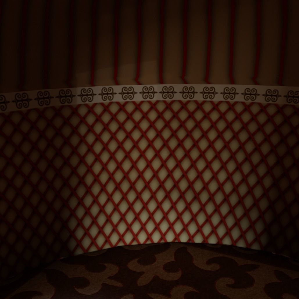 Cartoon Yurt 3 - Low Poly Game Ready Low-poly 3D model_6