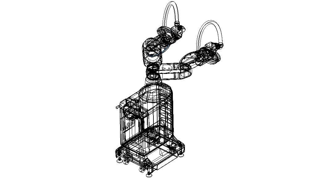 COLLABORATIVE ROBOT duAro2 Free 3D model_9
