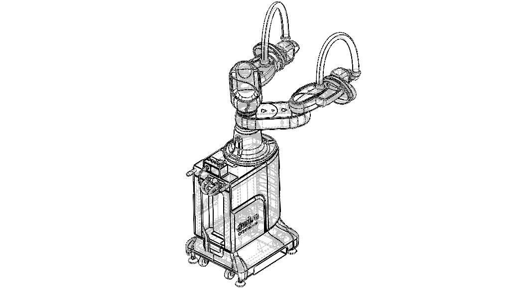 COLLABORATIVE ROBOT duAro2 Free 3D model_8