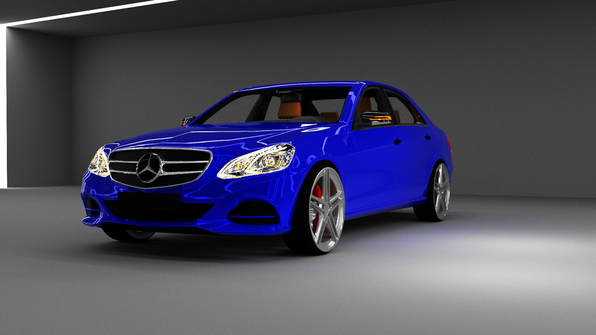 Mercedes Benz E Class  W212 3D model_7