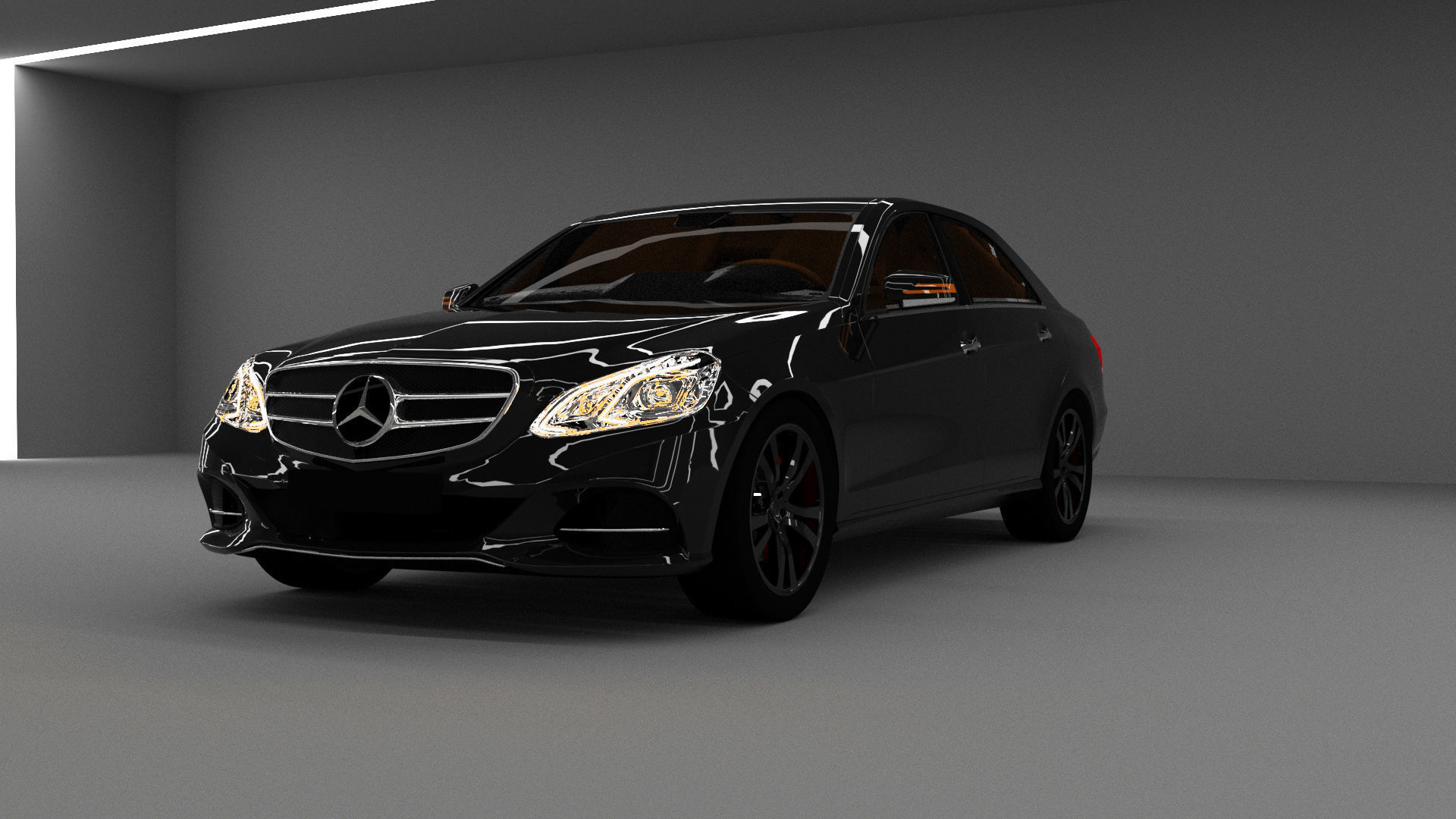 Mercedes Benz E Class  W212 3D model_11