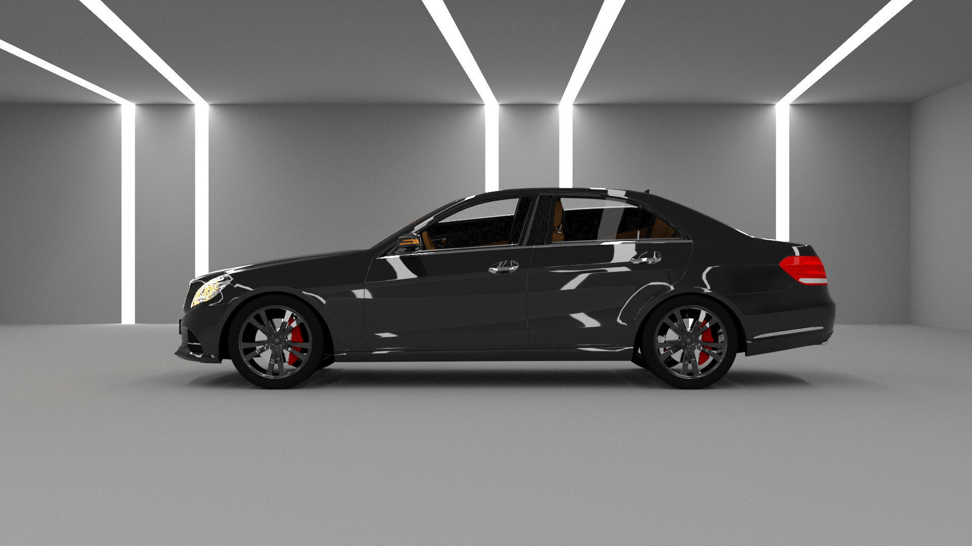 Mercedes Benz E Class  W212 3D model_4