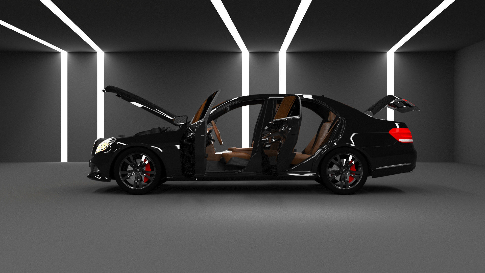 Mercedes Benz E Class  W212 3D model_6