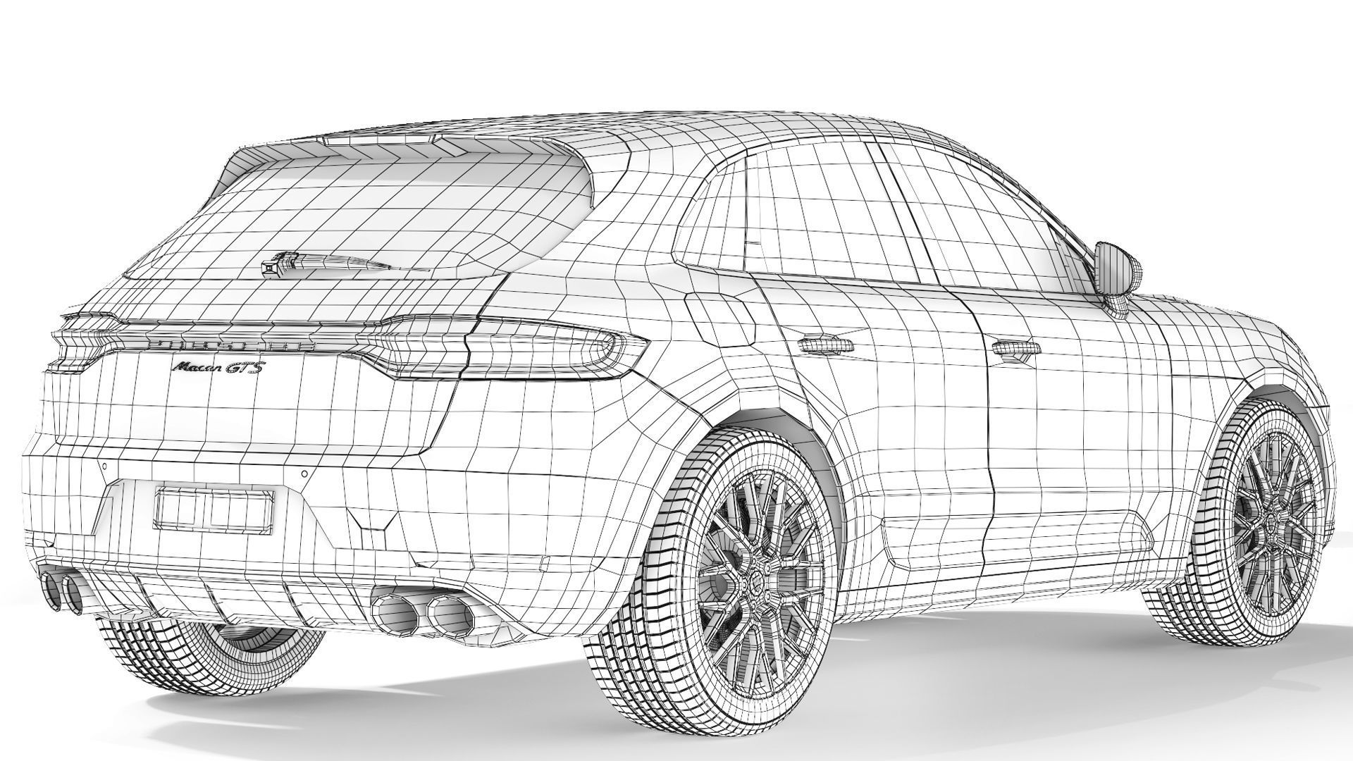 Porsche Macan GTS 2020 3D model_9