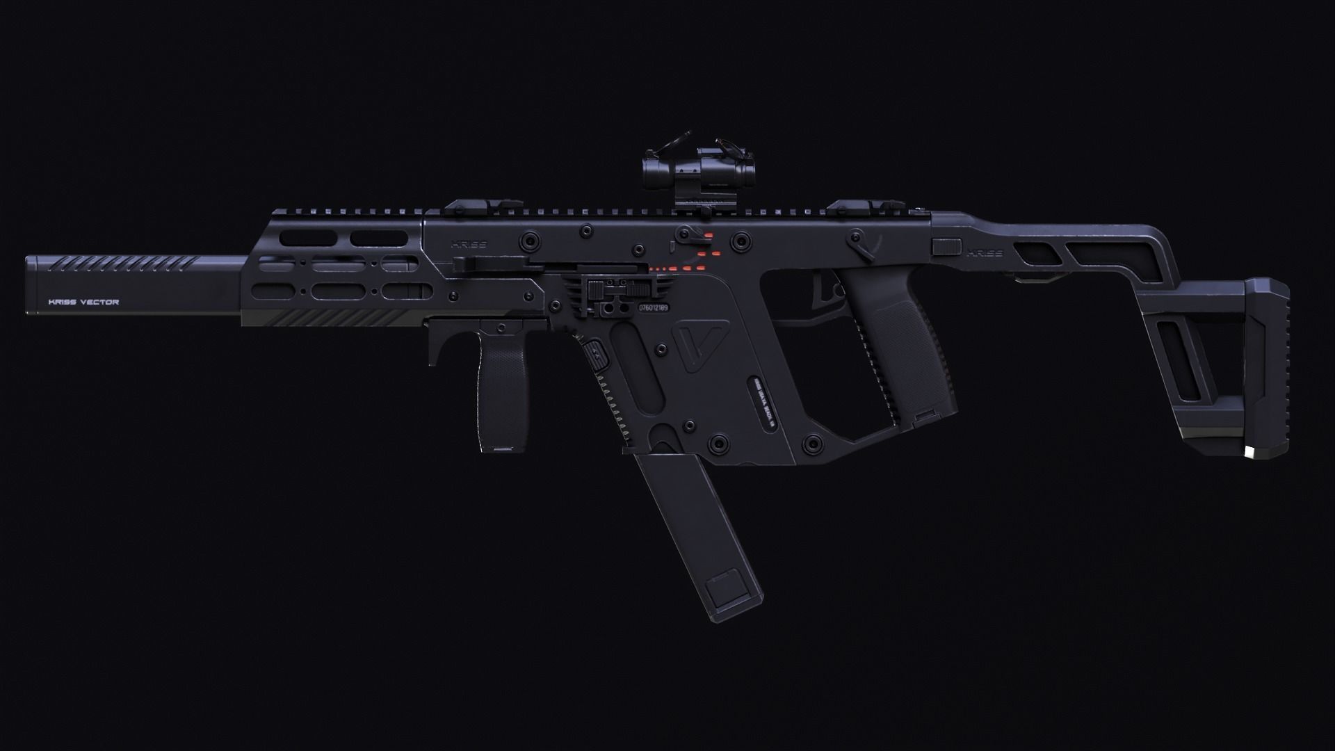 KRISS VECTOR SMG Low-poly 3D model_6
