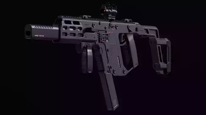 KRISS VECTOR SMG Low-poly 3D model