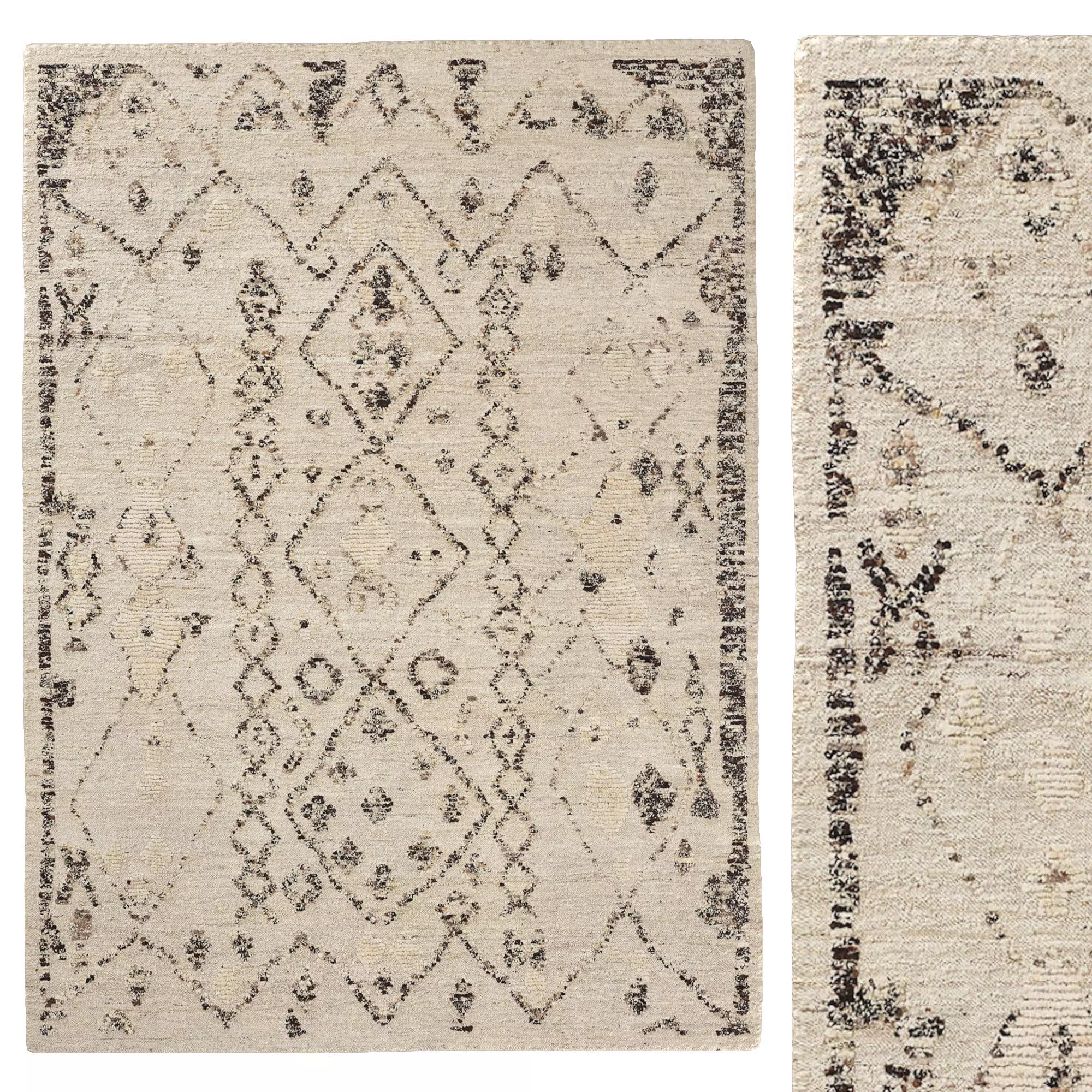 DHAVALA WOOL RUG 3D model_0