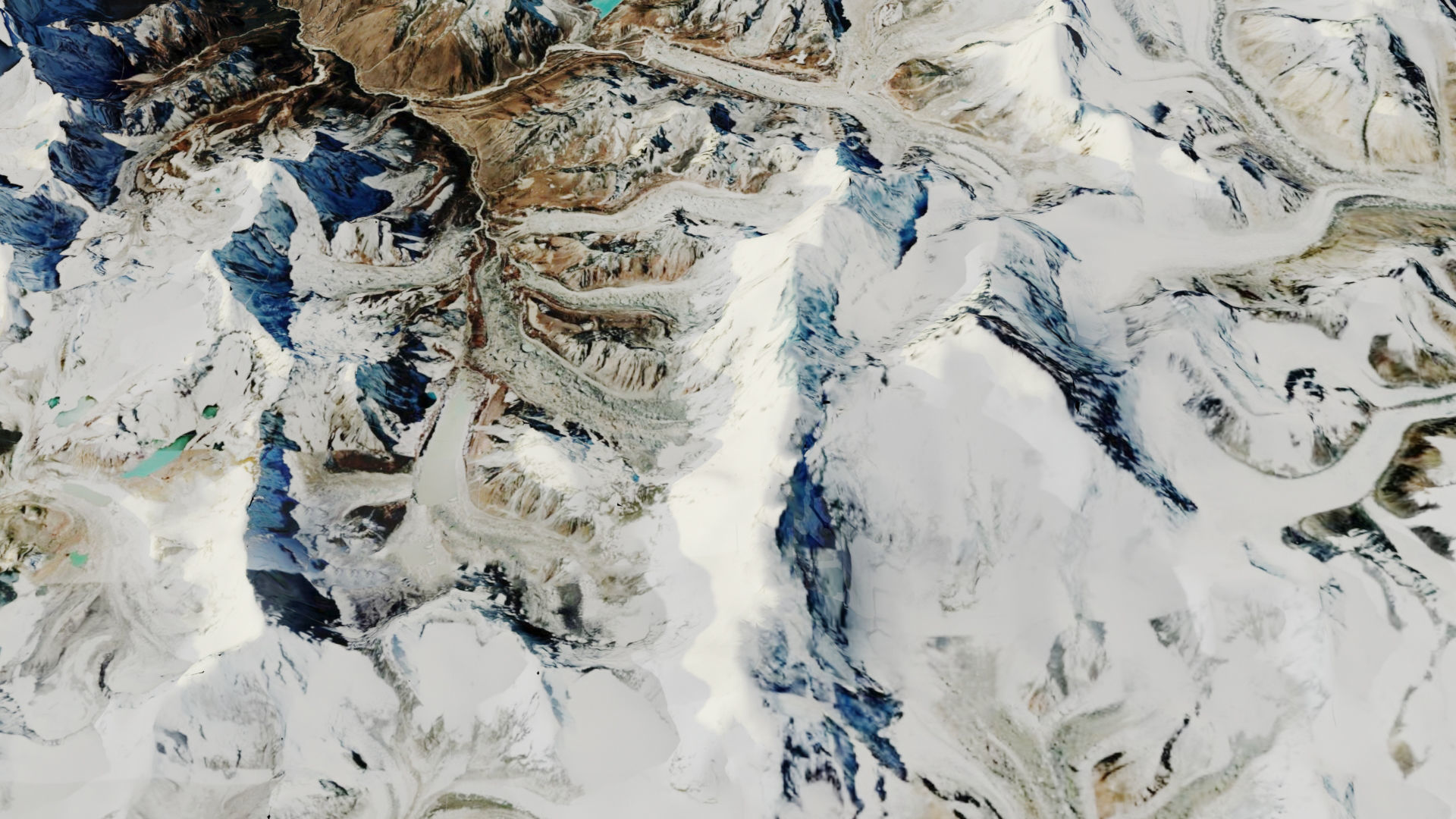 Everest-Mountains Low-poly 3D model_8