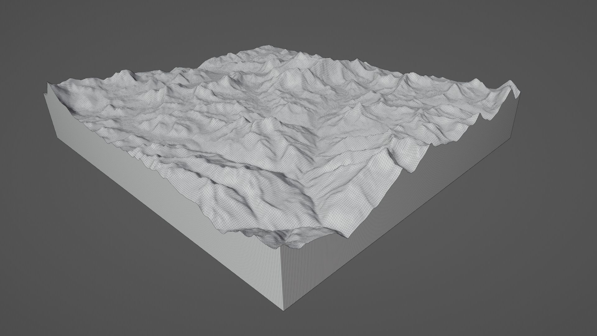 Everest-Mountains Low-poly 3D model_9