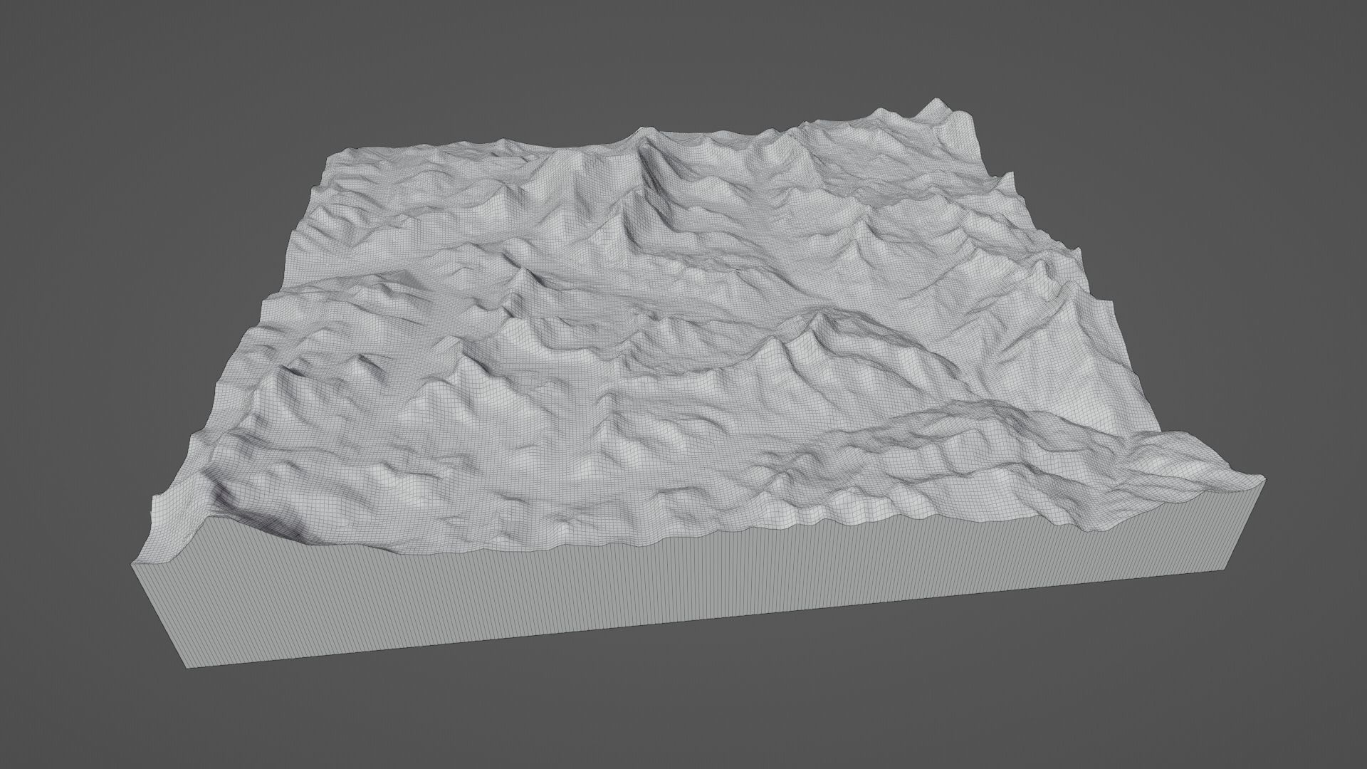 Everest-Mountains Low-poly 3D model_11