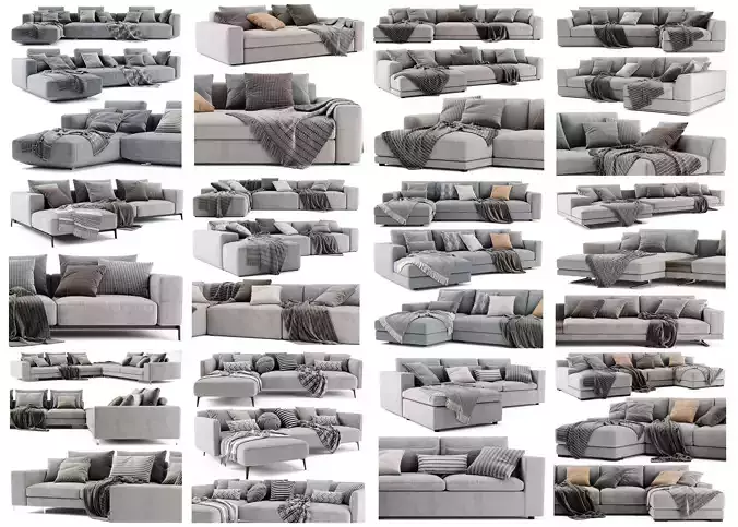 Sofa Collection 02 - 12 Models 