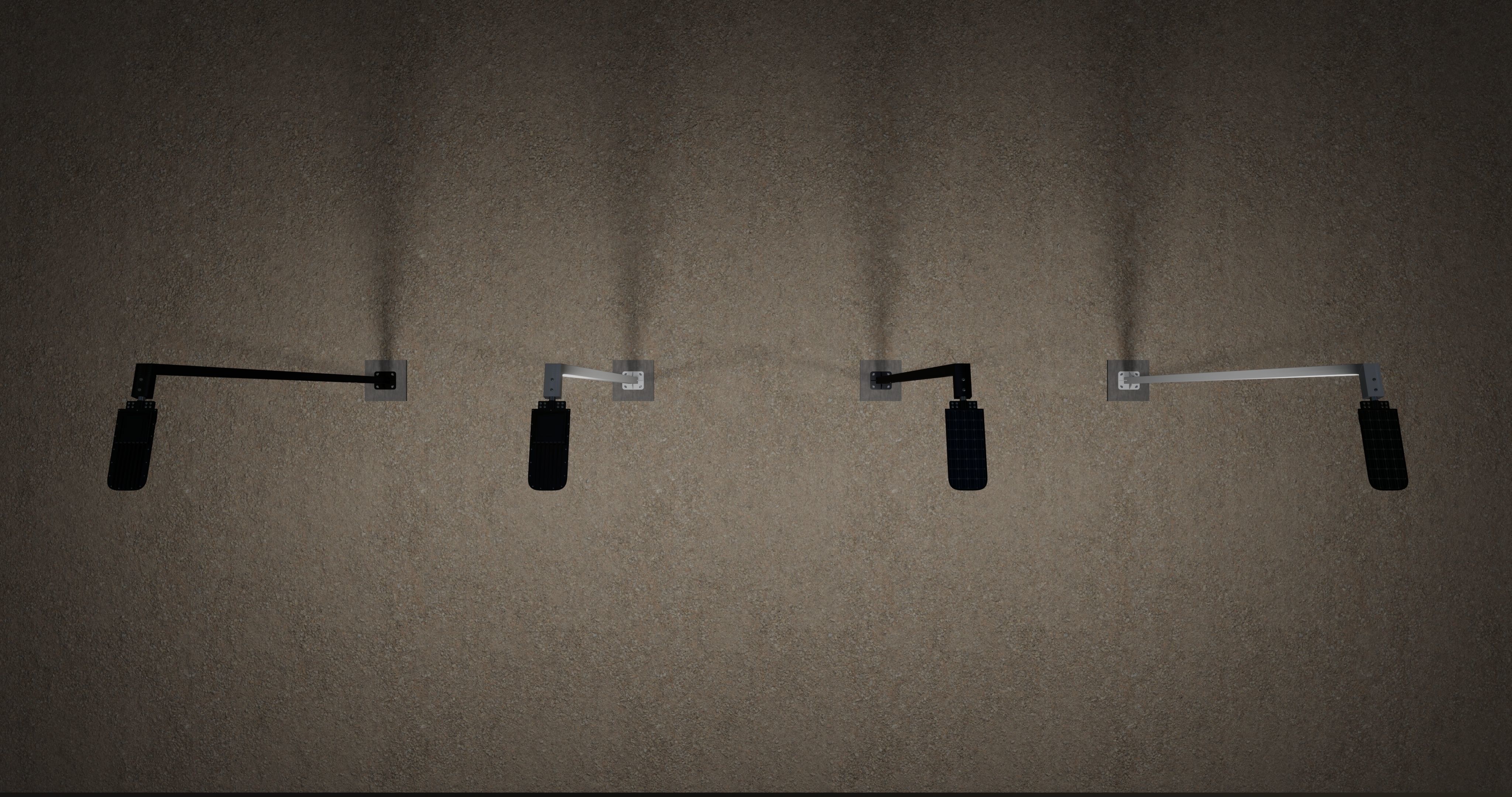 5 Meter Box Profile Lighting Pole 3D model_19