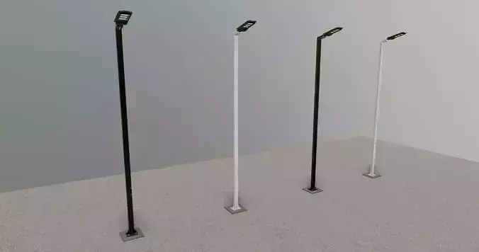 5 Meter Box Profile Lighting Pole