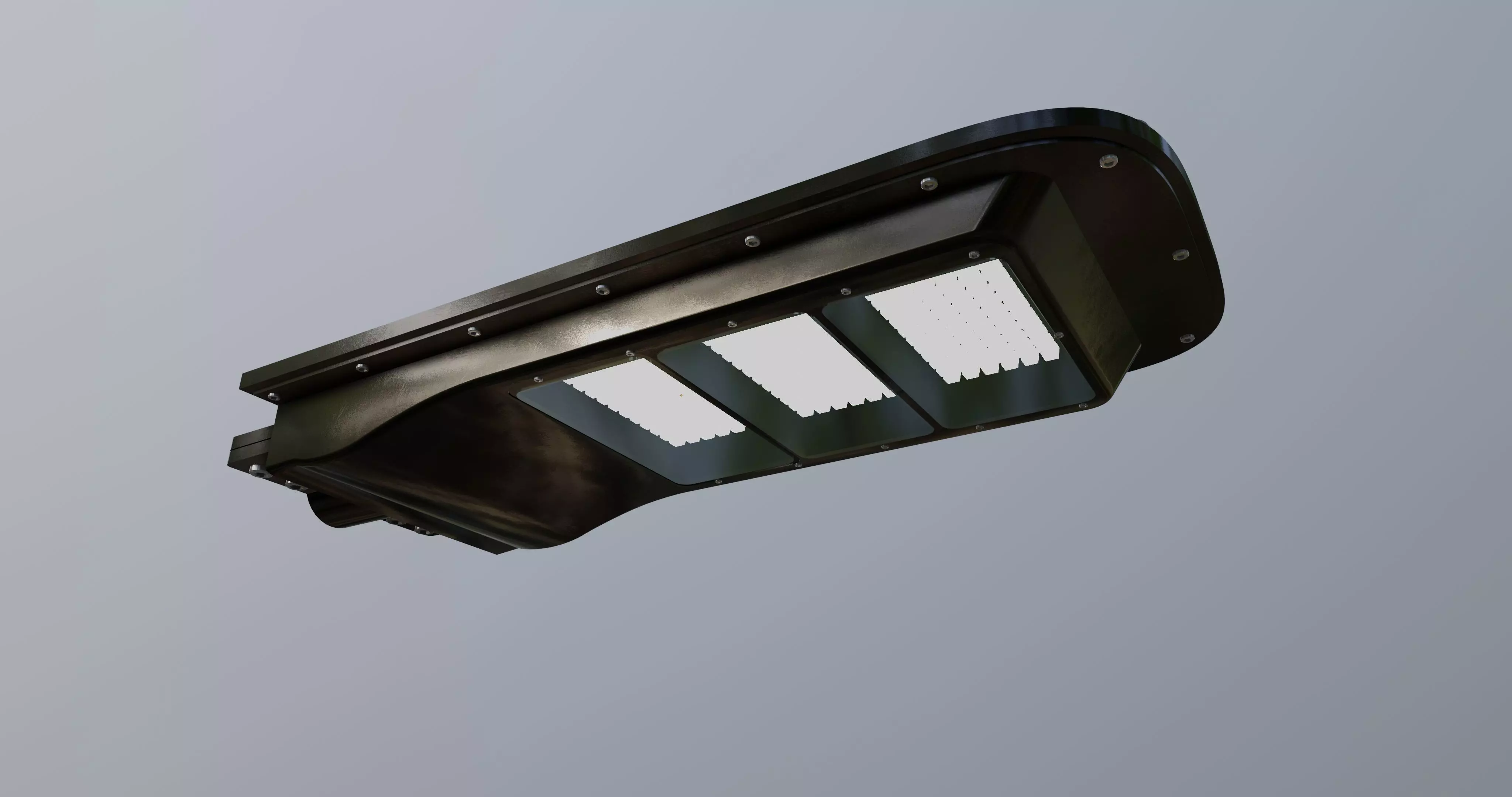 Pole Lamp 100W 3D model_0