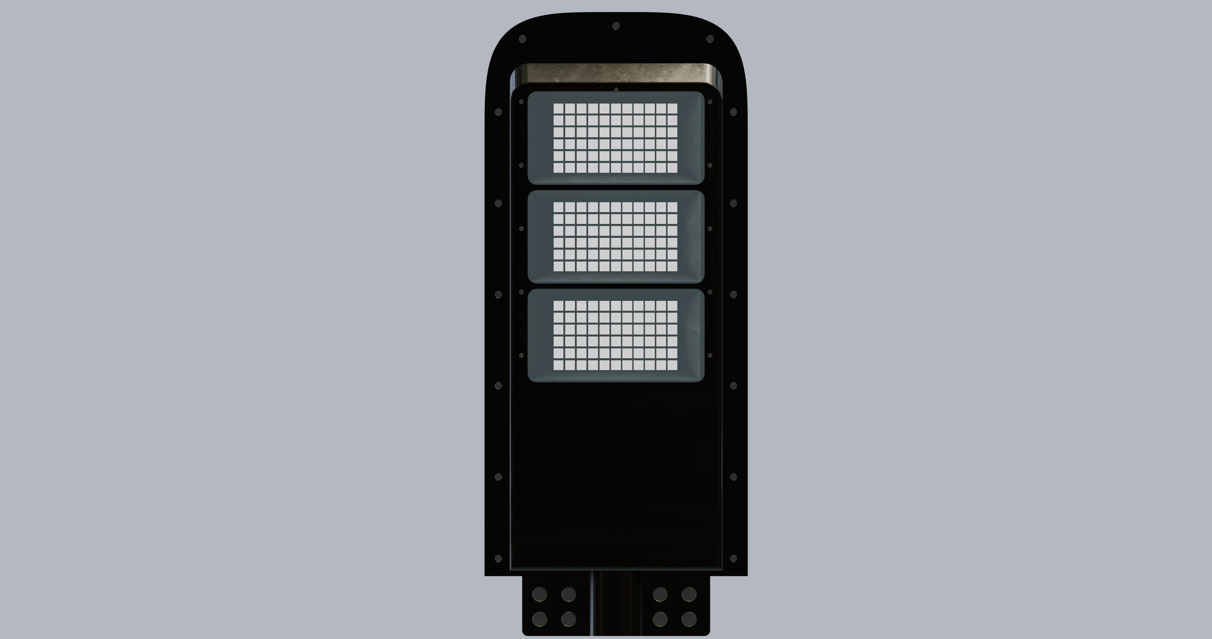 Pole Lamp 100W 3D model_5