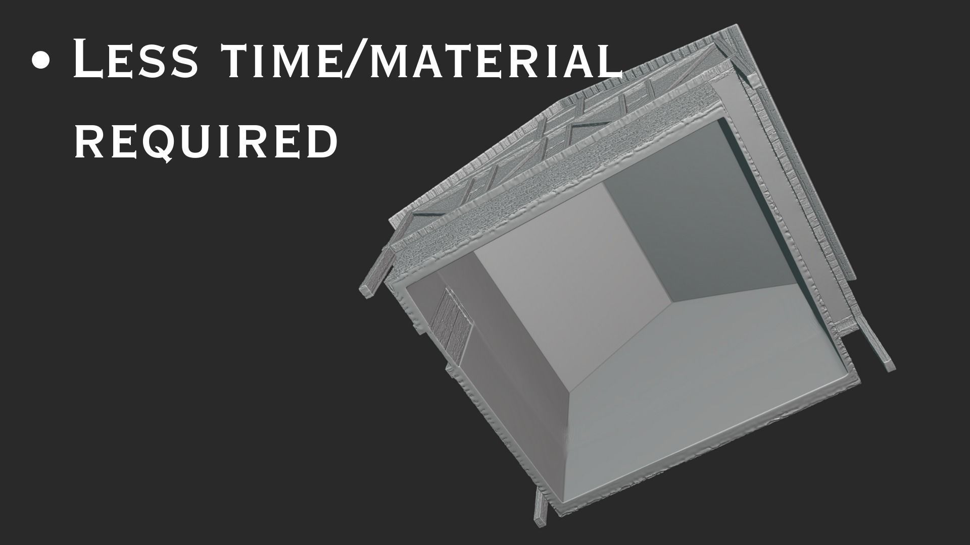 Medieval House - High Quality Print Ready 3D print model_3